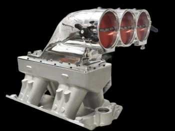 SBTRA SB CHEVY EDELBROCK 7070 Tunnel Ram top Adaptor Victor Jr NOT